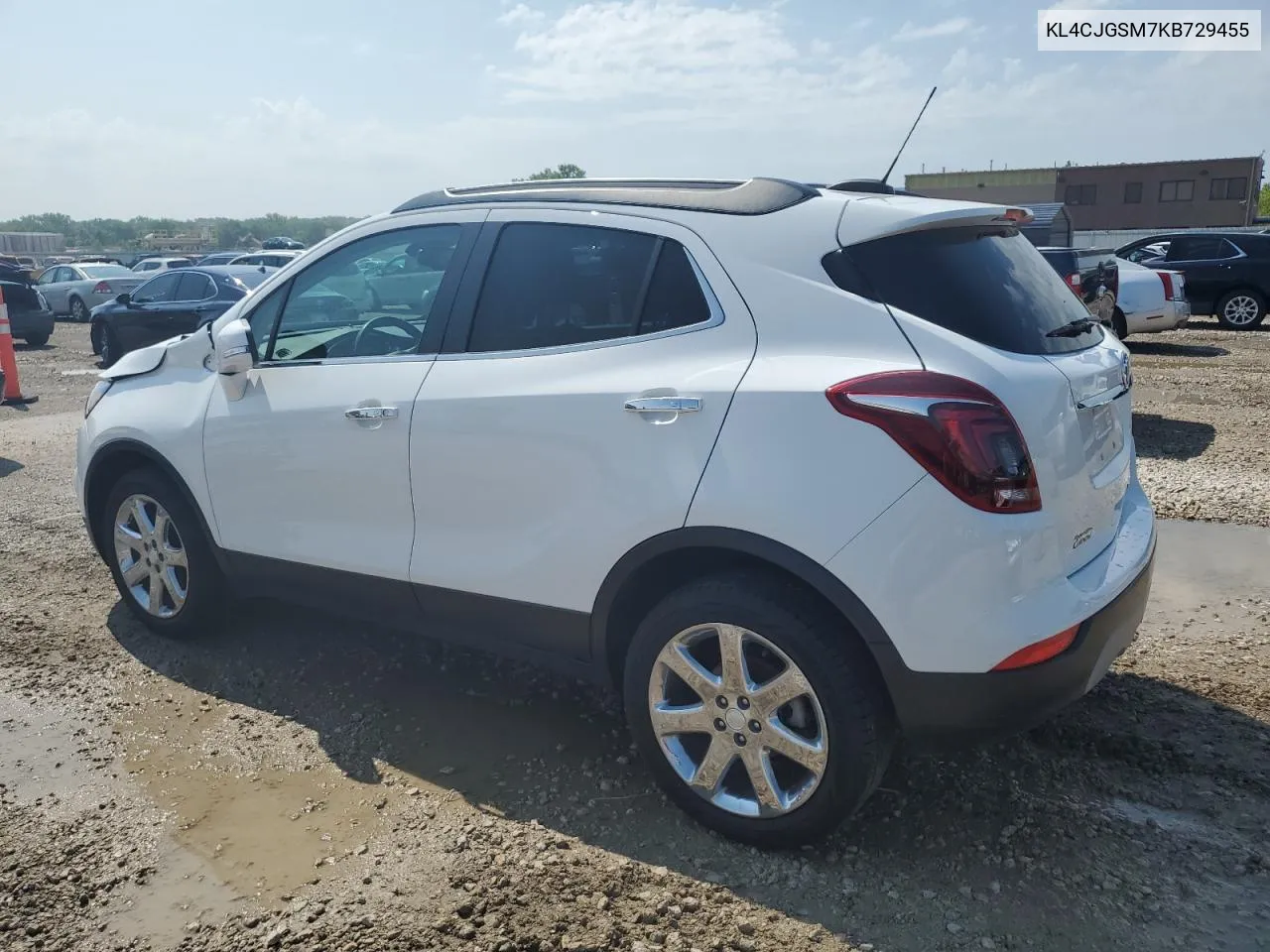 2019 Buick Encore Essence VIN: KL4CJGSM7KB729455 Lot: 62879514