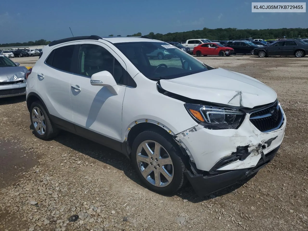 2019 Buick Encore Essence VIN: KL4CJGSM7KB729455 Lot: 62879514