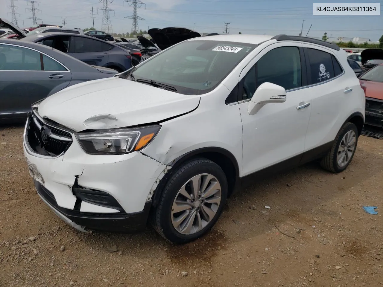 2019 Buick Encore Preferred VIN: KL4CJASB4KB811364 Lot: 65543244