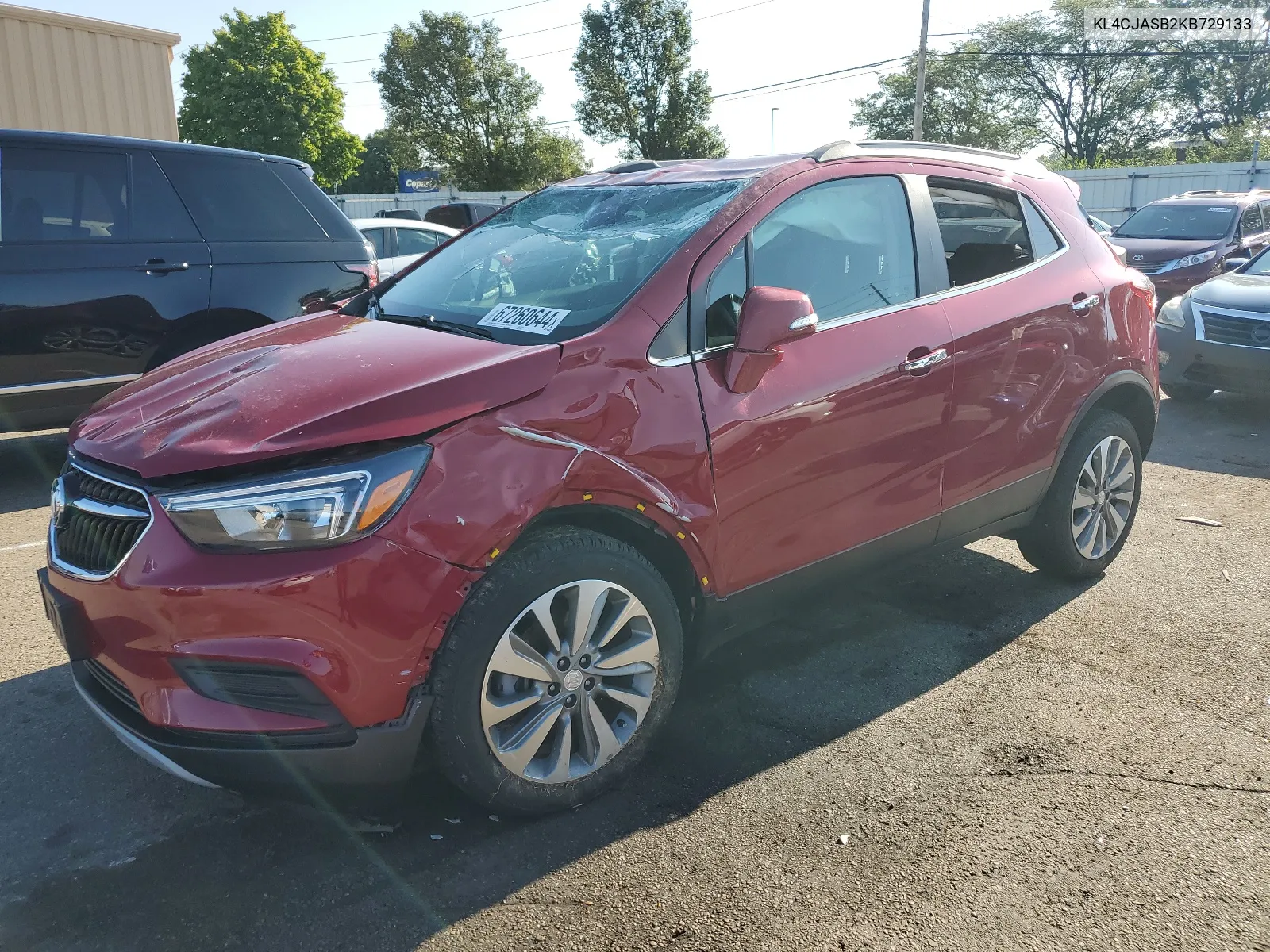 KL4CJASB2KB729133 2019 Buick Encore Preferred