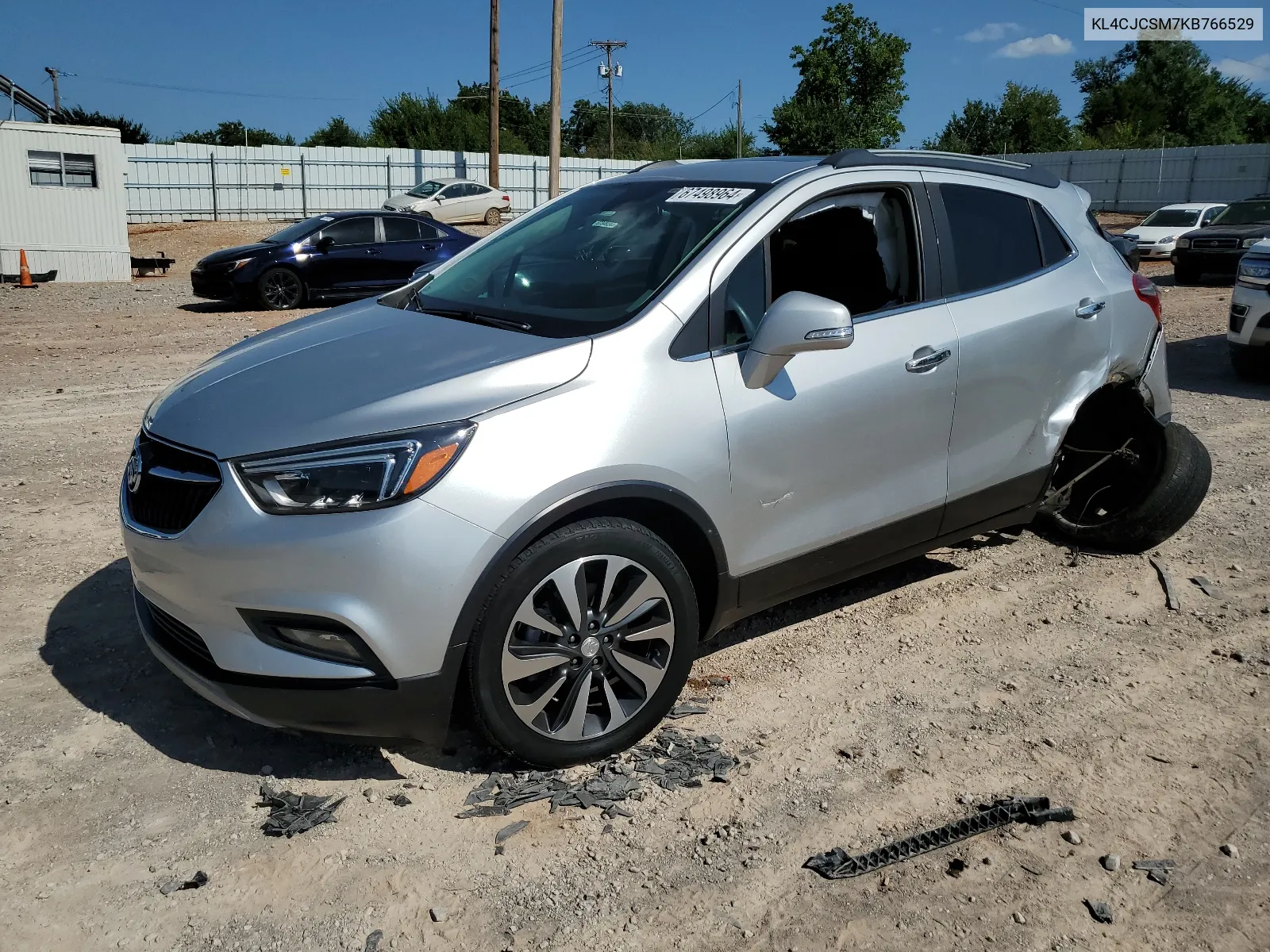 2019 Buick Encore Essence VIN: KL4CJCSM7KB766529 Lot: 67498964