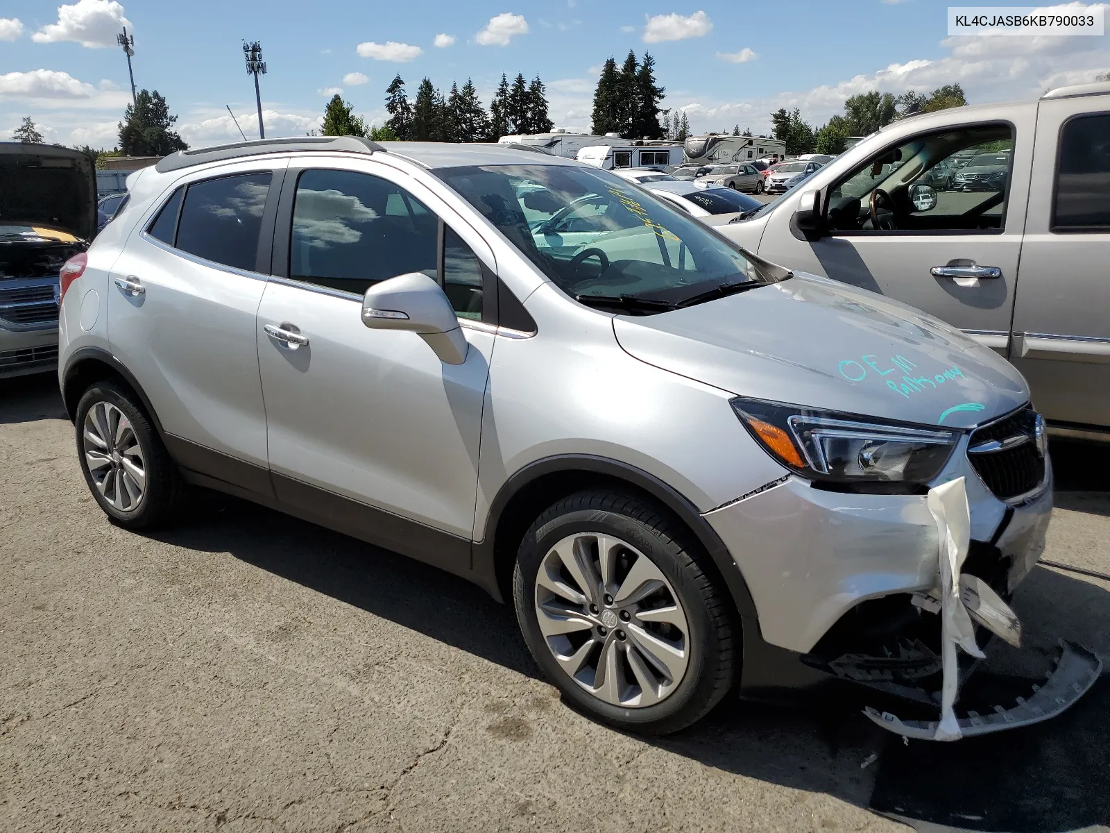 KL4CJASB6KB790033 2019 Buick Encore Preferred