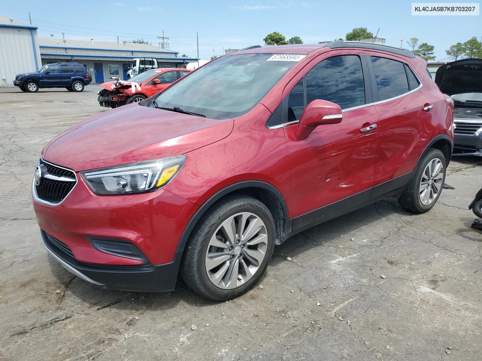 2019 Buick Encore Preferred VIN: KL4CJASB7KB703207 Lot: 67968594