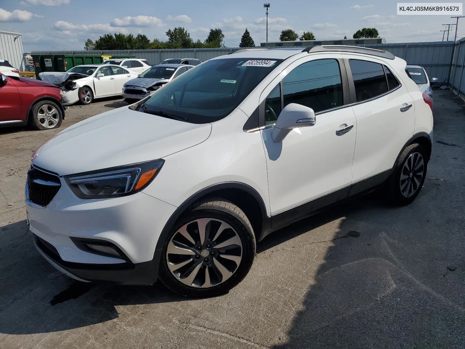 2019 Buick Encore Essence VIN: KL4CJGSM6KB916573 Lot: 68259994