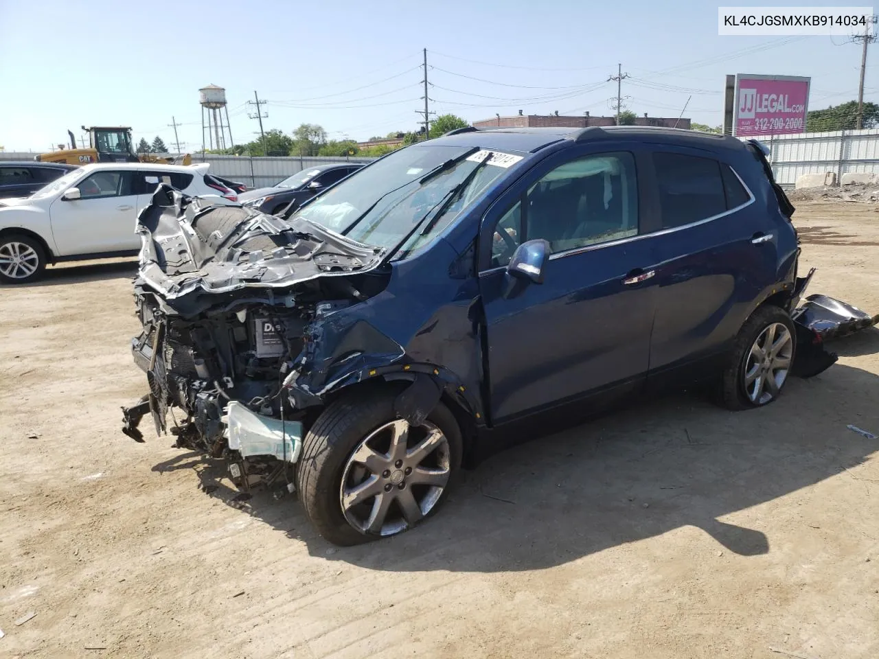 KL4CJGSMXKB914034 2019 Buick Encore Essence