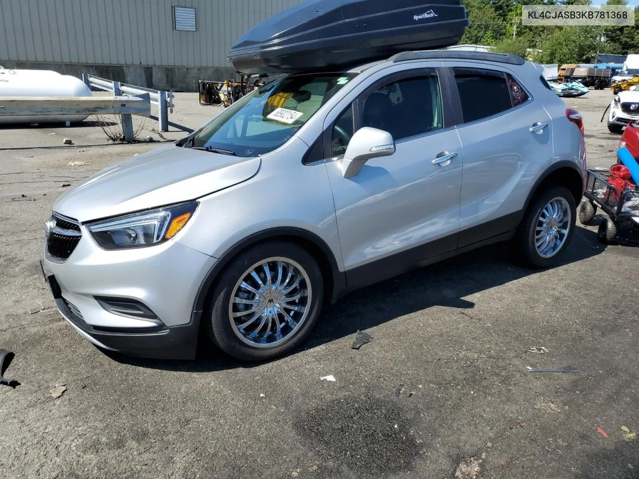 2019 Buick Encore Preferred VIN: KL4CJASB3KB781368 Lot: 68902154