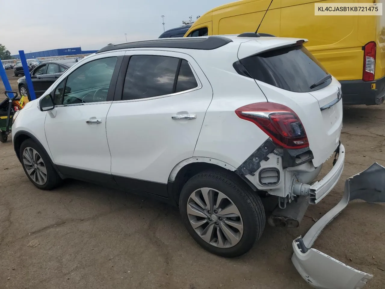 KL4CJASB1KB721475 2019 Buick Encore Preferred