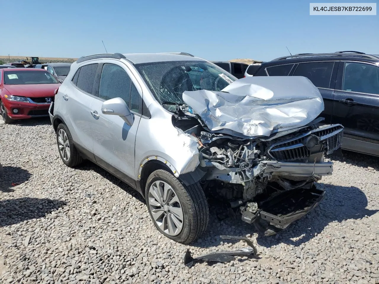 KL4CJESB7KB722699 2019 Buick Encore Preferred