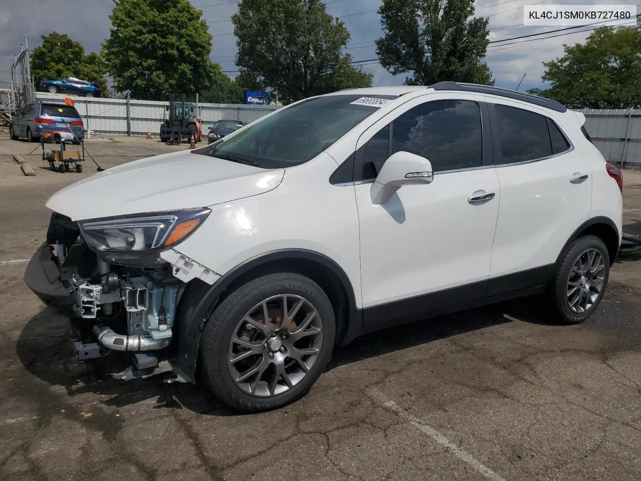 2019 Buick Encore Sport Touring VIN: KL4CJ1SM0KB727480 Lot: 69683854