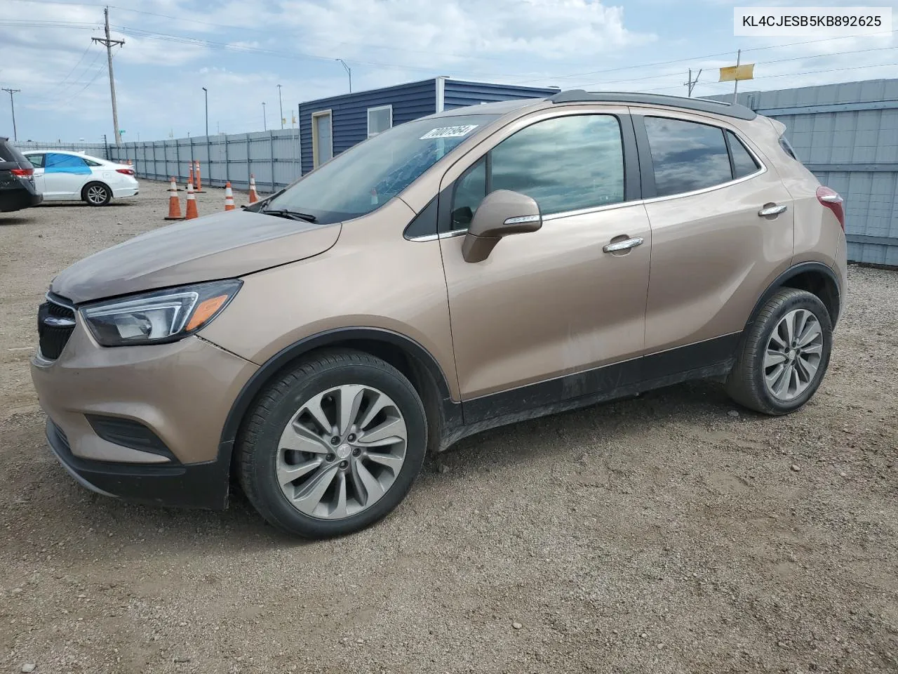 2019 Buick Encore Preferred VIN: KL4CJESB5KB892625 Lot: 70001964