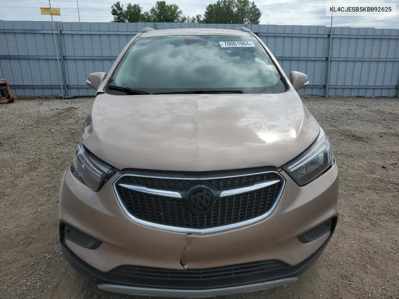 2019 Buick Encore Preferred VIN: KL4CJESB5KB892625 Lot: 70001964