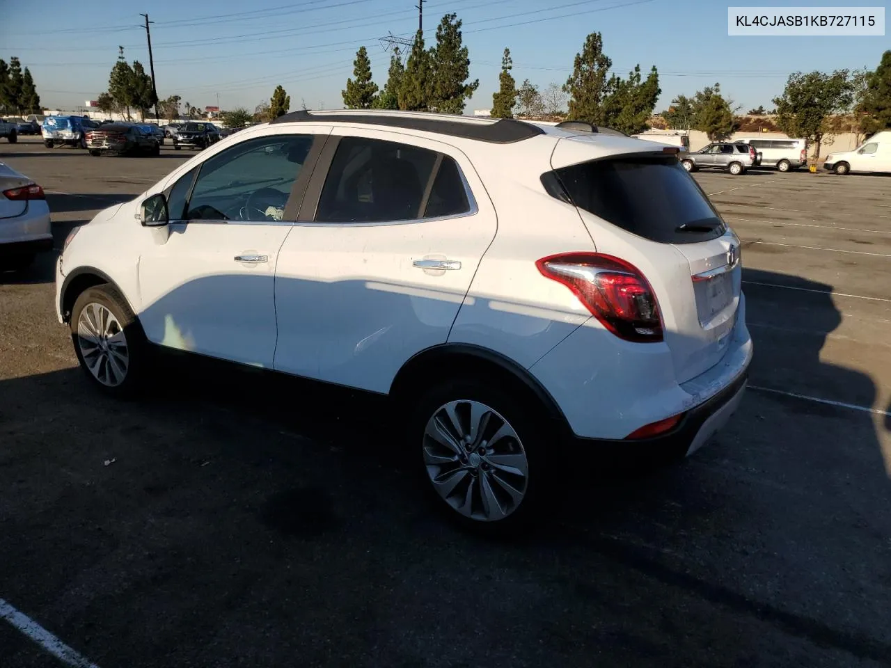 2019 Buick Encore Preferred VIN: KL4CJASB1KB727115 Lot: 70400784