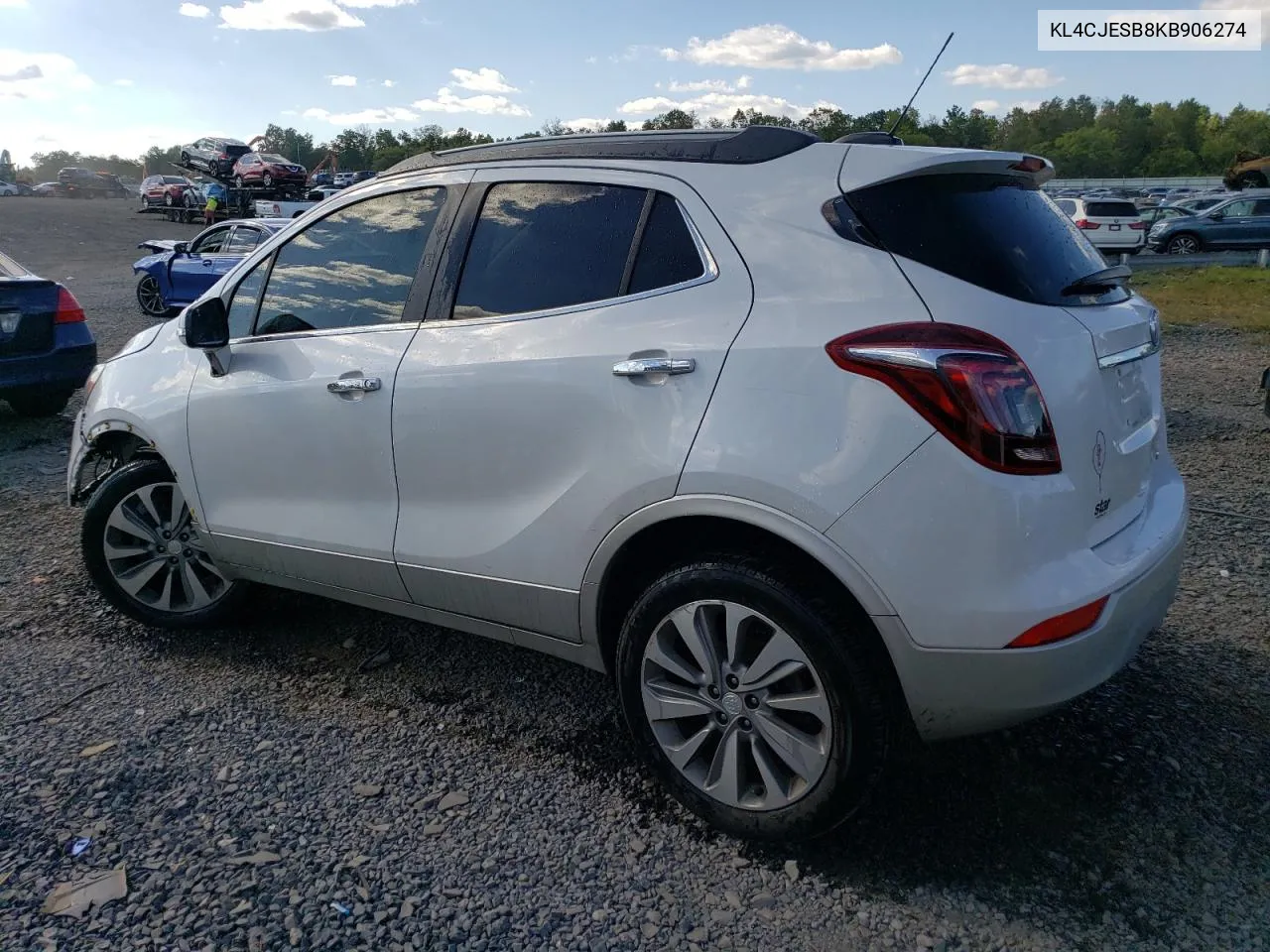 2019 Buick Encore Preferred VIN: KL4CJESB8KB906274 Lot: 70754164