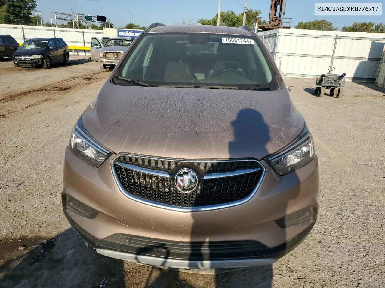 2019 Buick Encore Preferred VIN: KL4CJASBXKB776717 Lot: 70881744