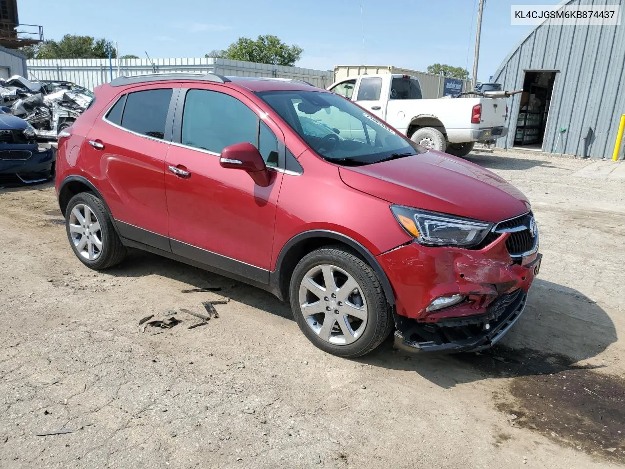 2019 Buick Encore Essence VIN: KL4CJGSM6KB874437 Lot: 71087084