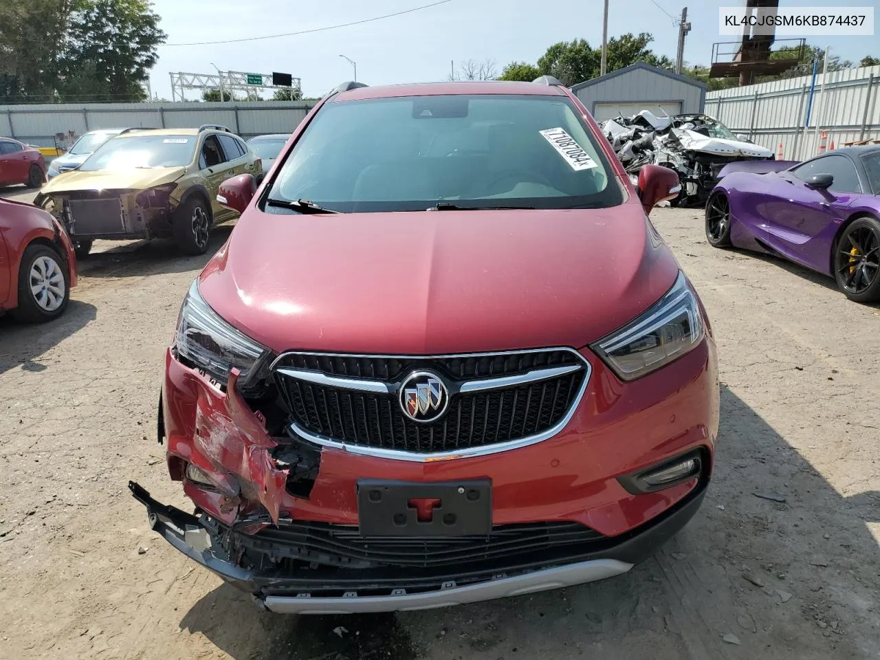 2019 Buick Encore Essence VIN: KL4CJGSM6KB874437 Lot: 71087084