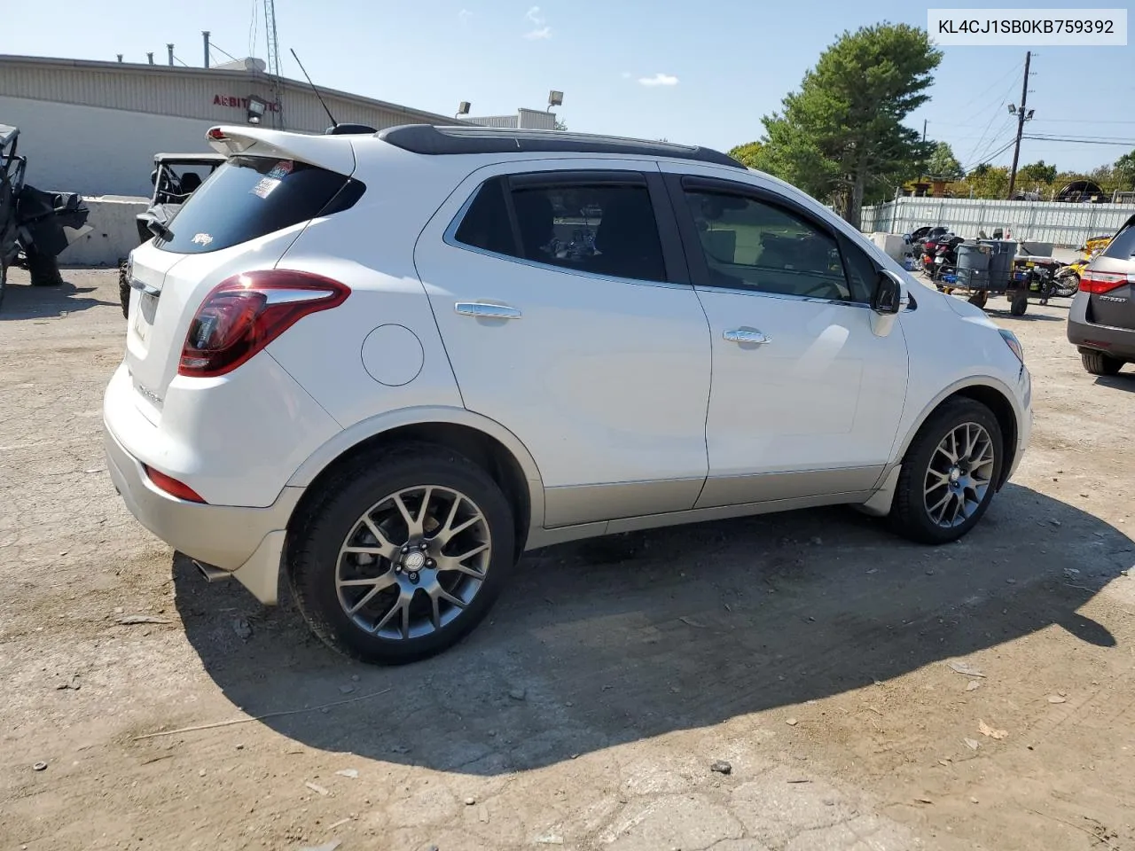 KL4CJ1SB0KB759392 2019 Buick Encore Sport Touring