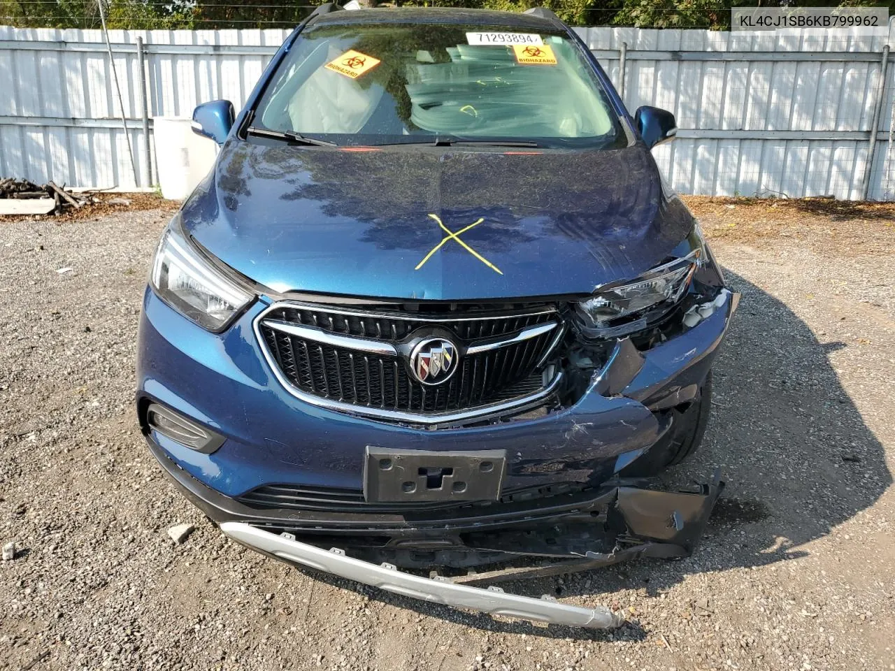 2019 Buick Encore Sport Touring VIN: KL4CJ1SB6KB799962 Lot: 71293894