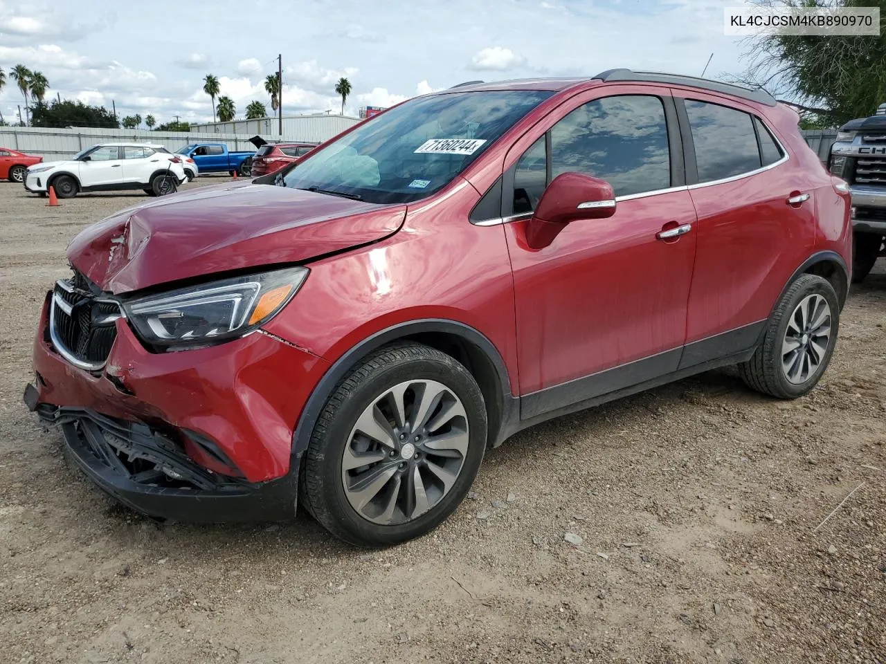 2019 Buick Encore Essence VIN: KL4CJCSM4KB890970 Lot: 71360244