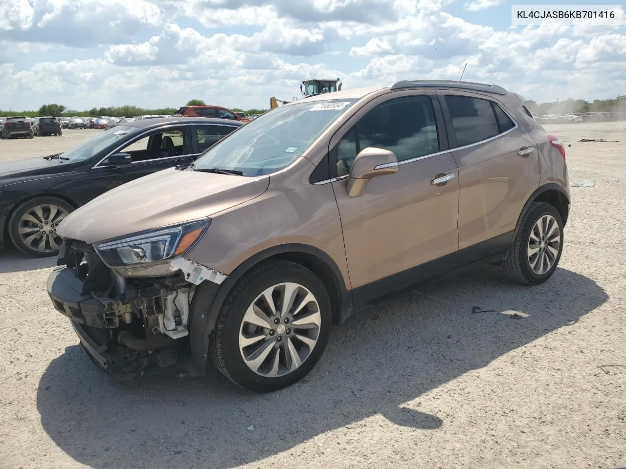 2019 Buick Encore Preferred VIN: KL4CJASB6KB701416 Lot: 71580934