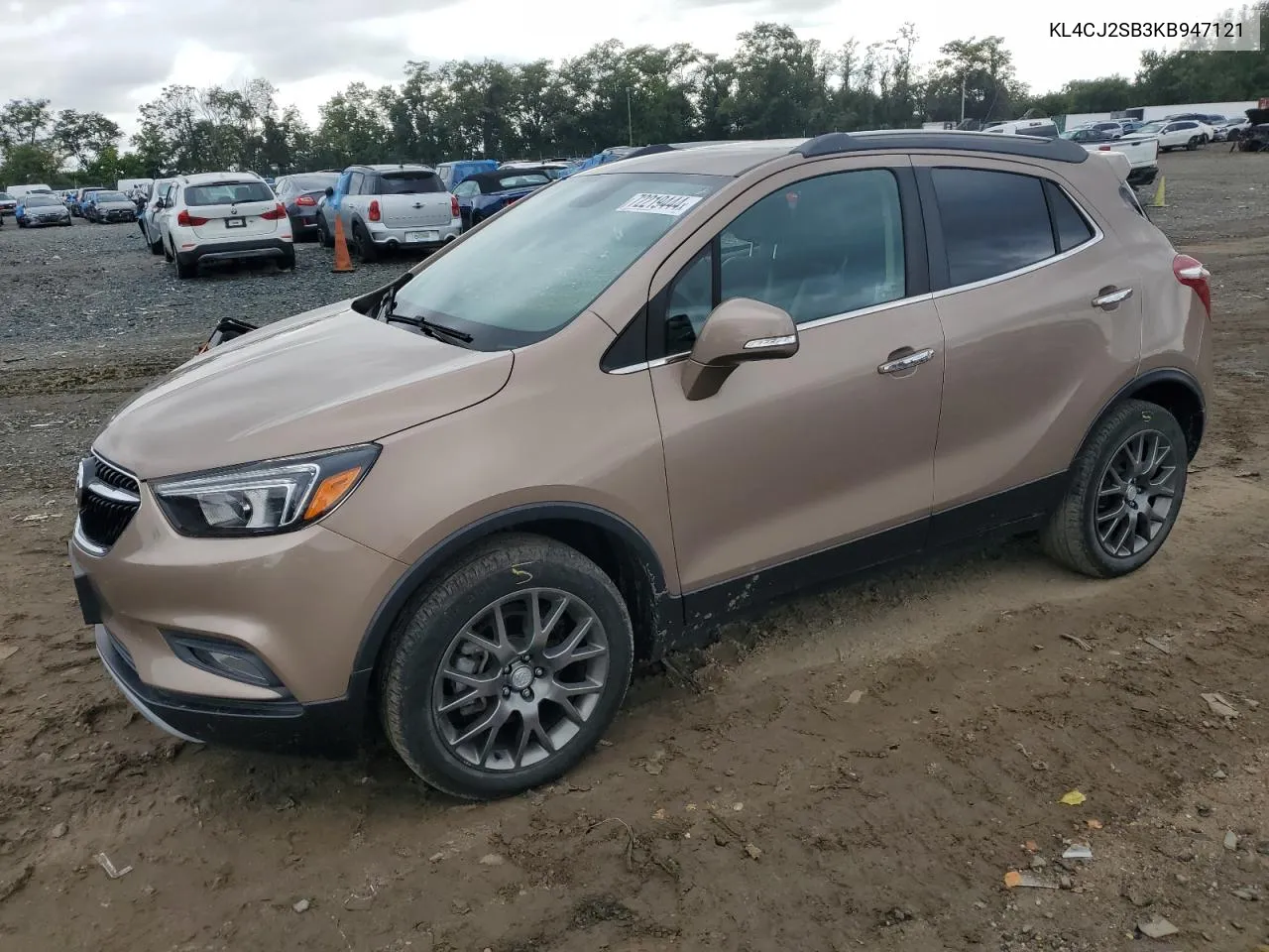 2019 Buick Encore Sport Touring VIN: KL4CJ2SB3KB947121 Lot: 72219444