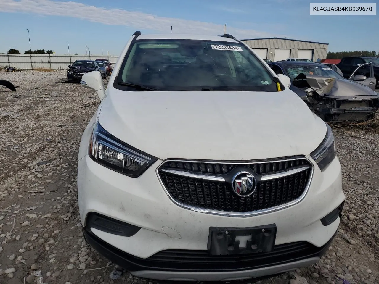 2019 Buick Encore Preferred VIN: KL4CJASB4KB939670 Lot: 72931434