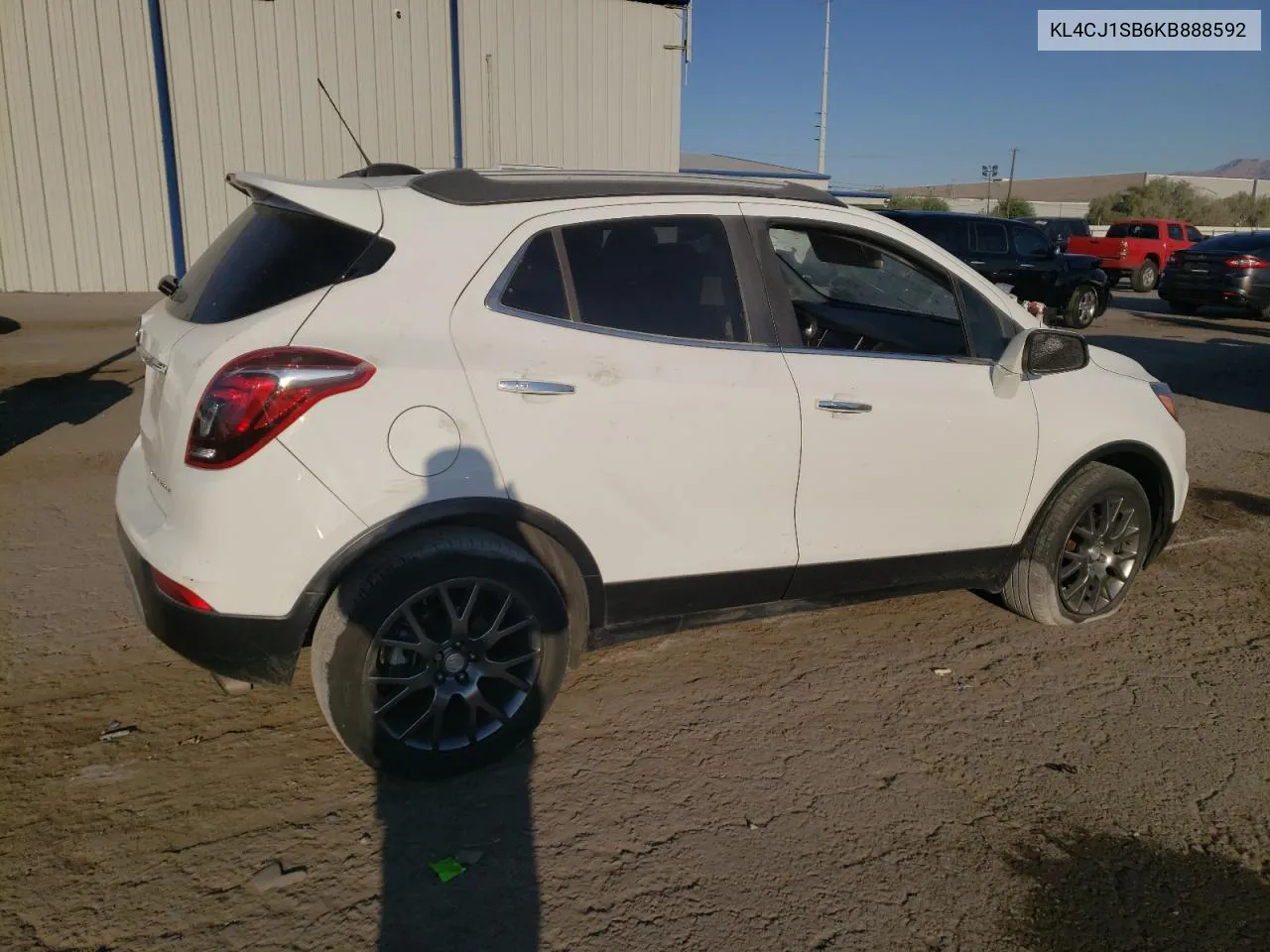 2019 Buick Encore Sport Touring VIN: KL4CJ1SB6KB888592 Lot: 74805844