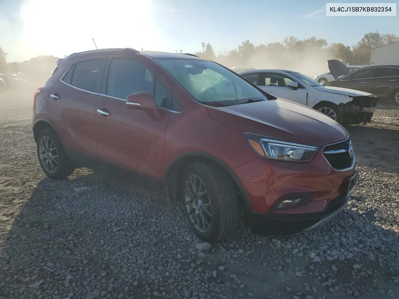 2019 Buick Encore Sport Touring VIN: KL4CJ1SB7KB832354 Lot: 76811094