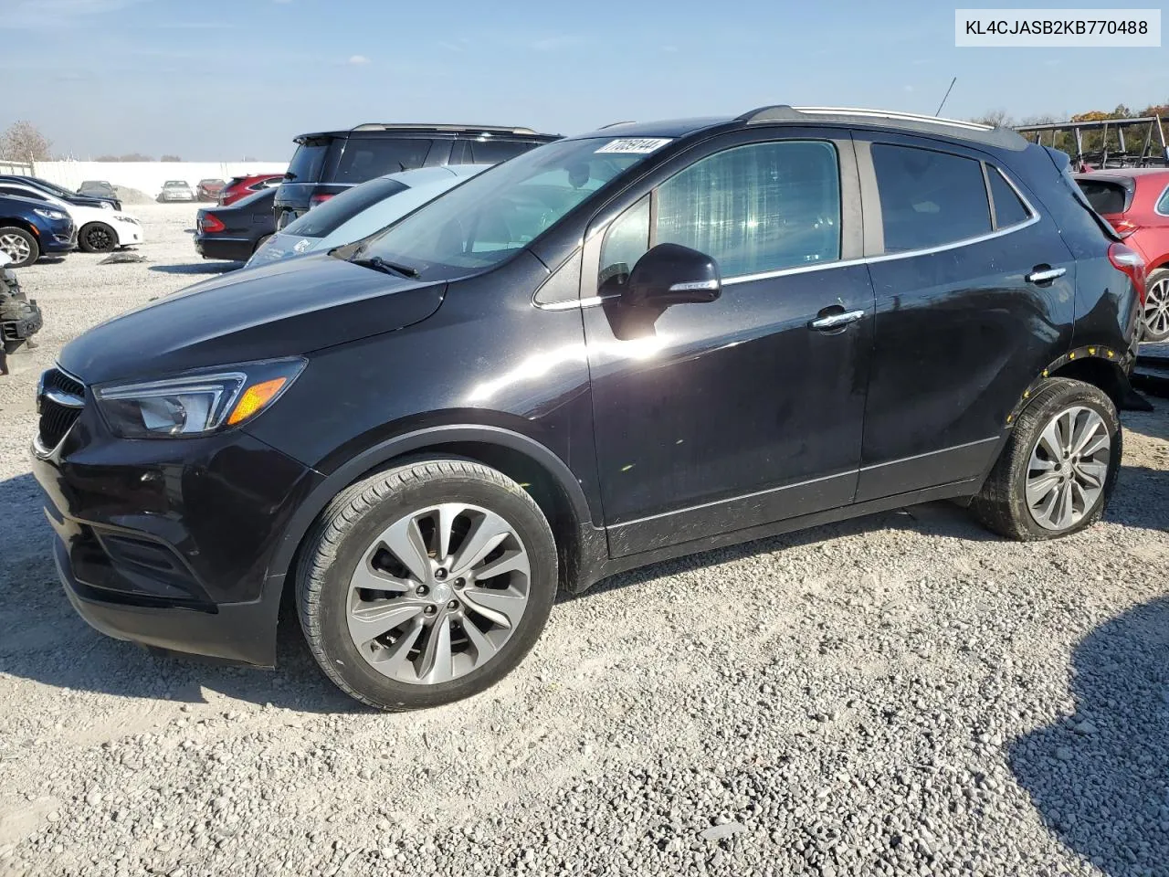 2019 Buick Encore Preferred VIN: KL4CJASB2KB770488 Lot: 77059144