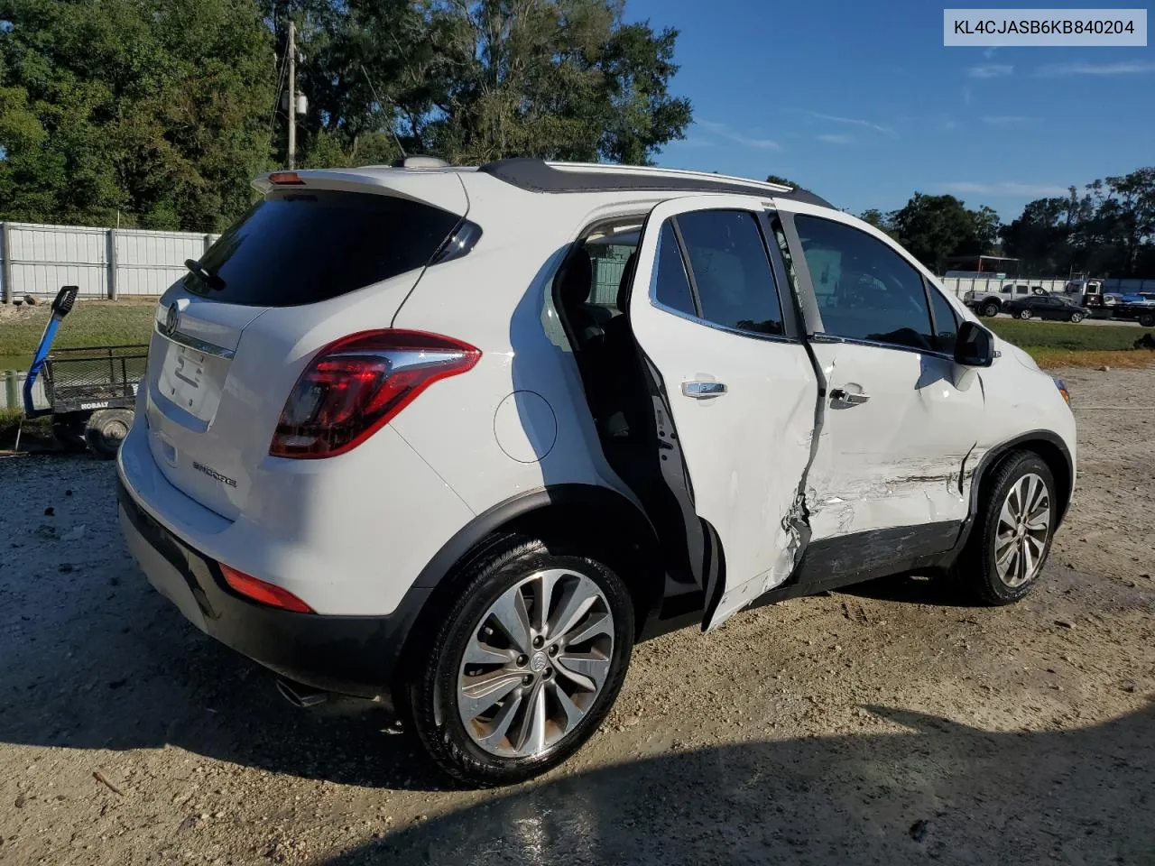 2019 Buick Encore Preferred VIN: KL4CJASB6KB840204 Lot: 77245604