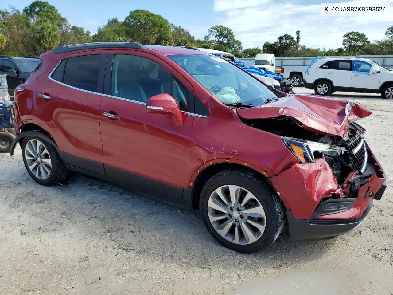 2019 Buick Encore Preferred VIN: KL4CJASB7KB793524 Lot: 77357114