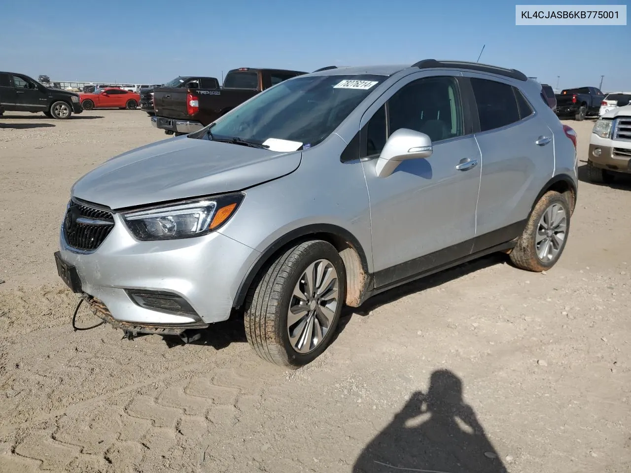 2019 Buick Encore Preferred VIN: KL4CJASB6KB775001 Lot: 78276214