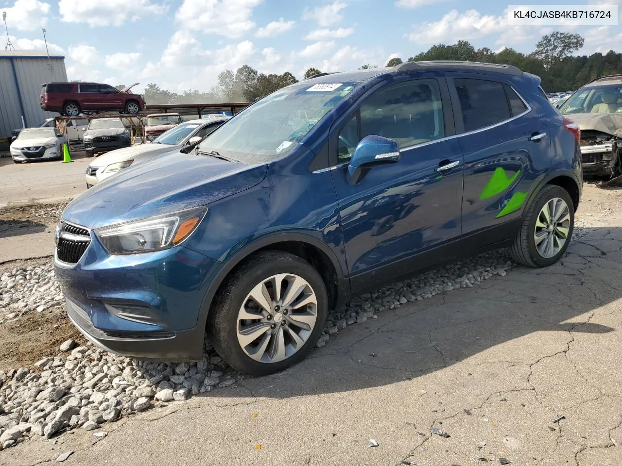 2019 Buick Encore Preferred VIN: KL4CJASB4KB716724 Lot: 78380914