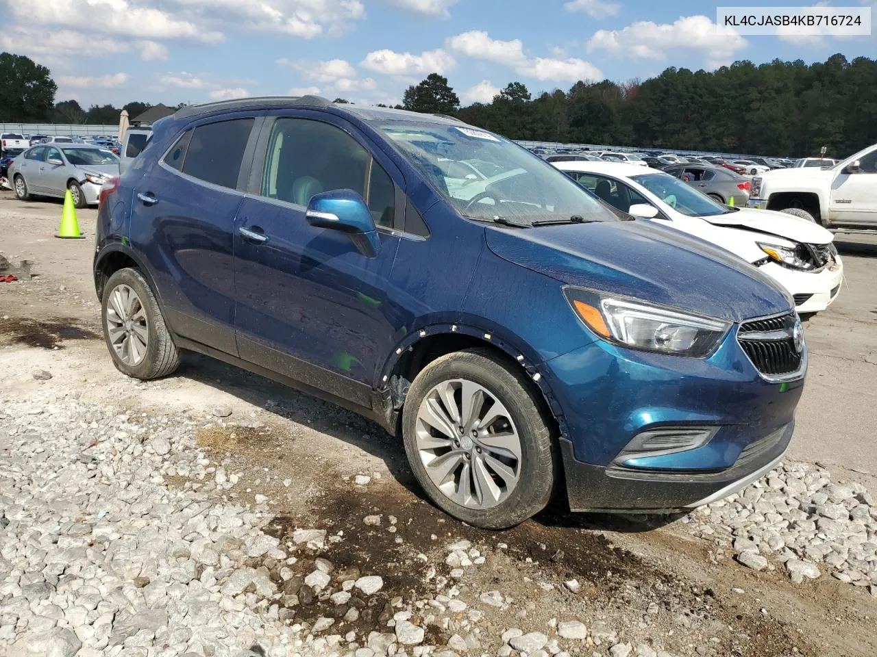 2019 Buick Encore Preferred VIN: KL4CJASB4KB716724 Lot: 78380914