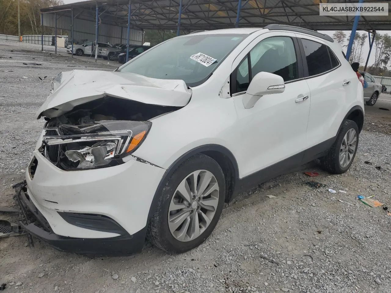 2019 Buick Encore Preferred VIN: KL4CJASB2KB922544 Lot: 78712824