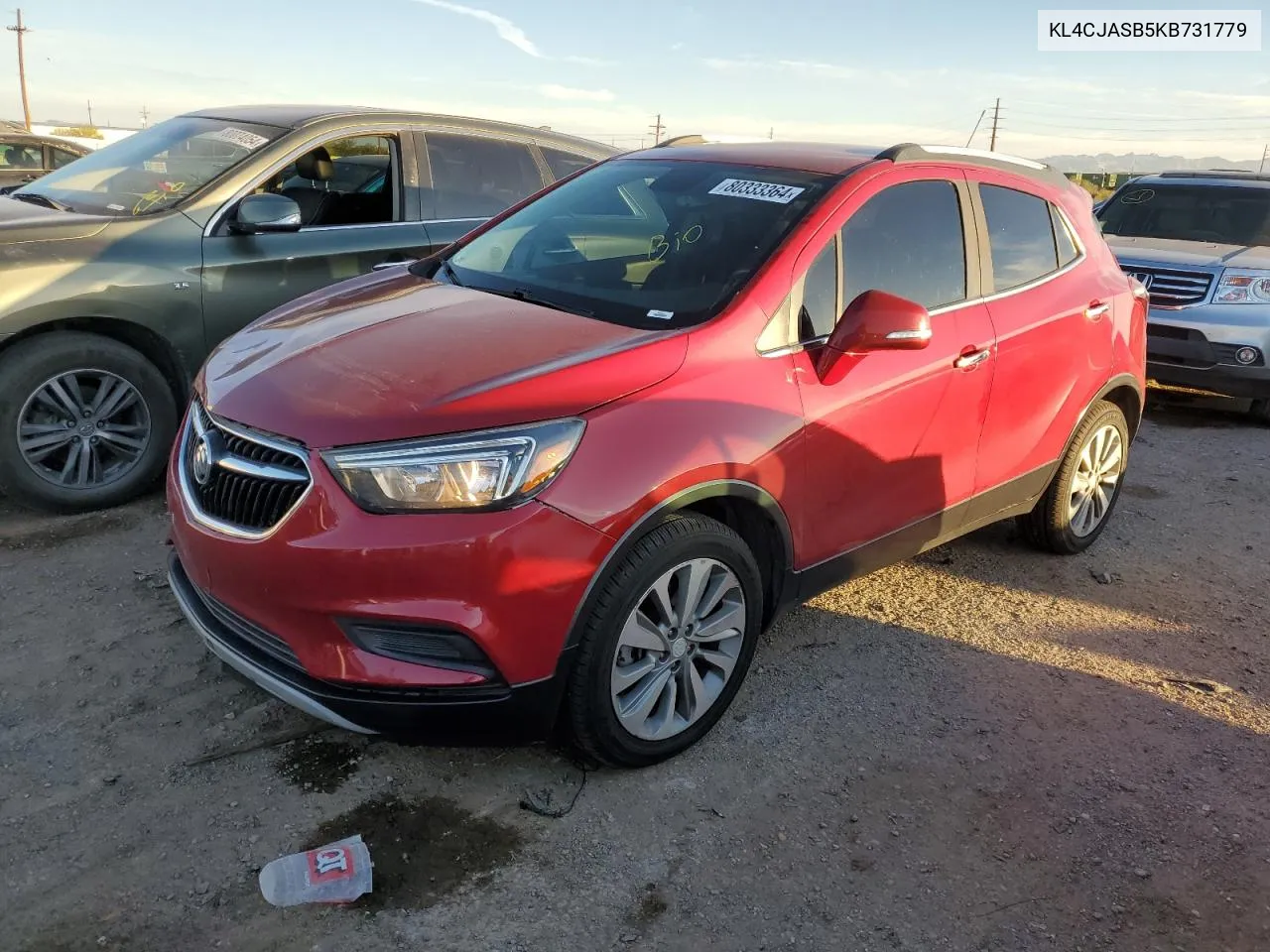 2019 Buick Encore Preferred VIN: KL4CJASB5KB731779 Lot: 80333364