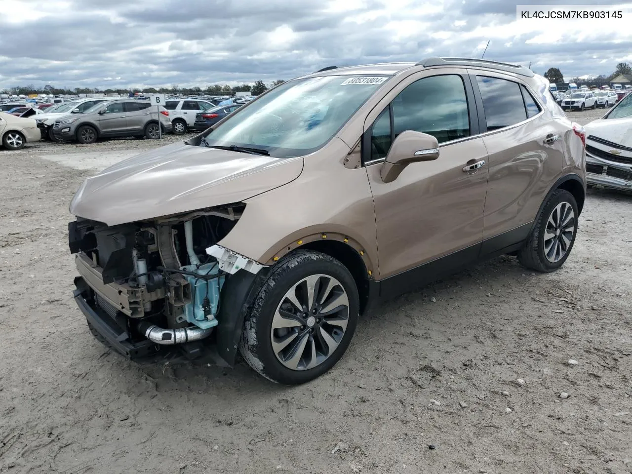 2019 Buick Encore Essence VIN: KL4CJCSM7KB903145 Lot: 80531804