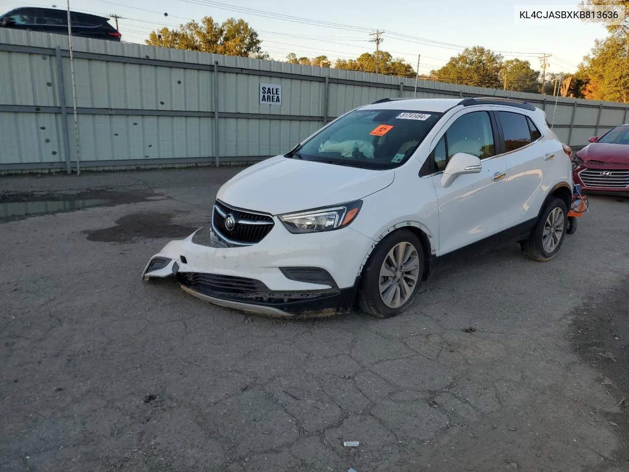 2019 Buick Encore Preferred VIN: KL4CJASBXKB813636 Lot: 81741494