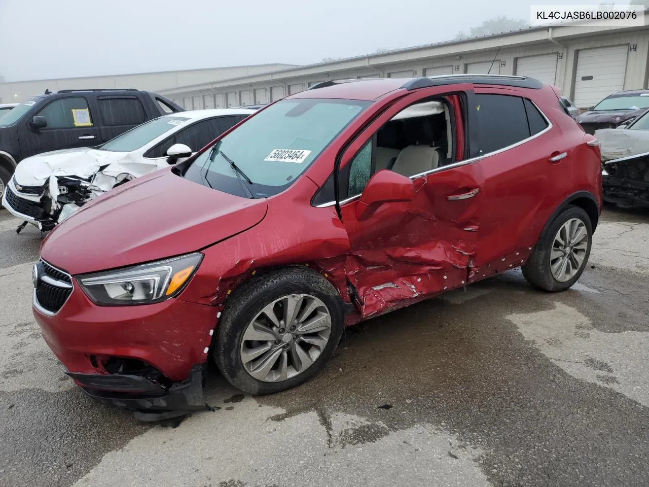 2020 Buick Encore Preferred VIN: KL4CJASB6LB002076 Lot: 56023464