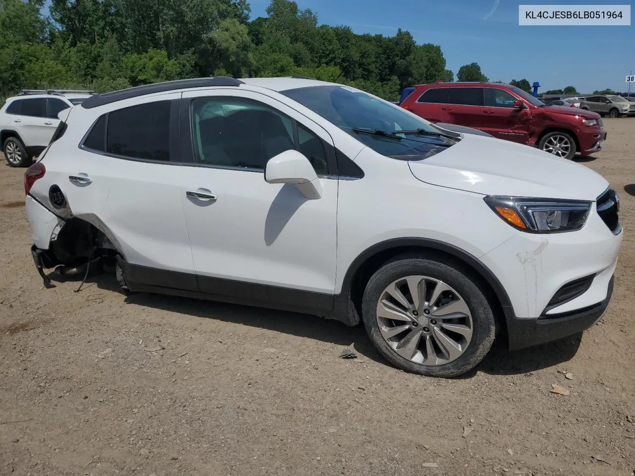 2020 Buick Encore Preferred VIN: KL4CJESB6LB051964 Lot: 57891234