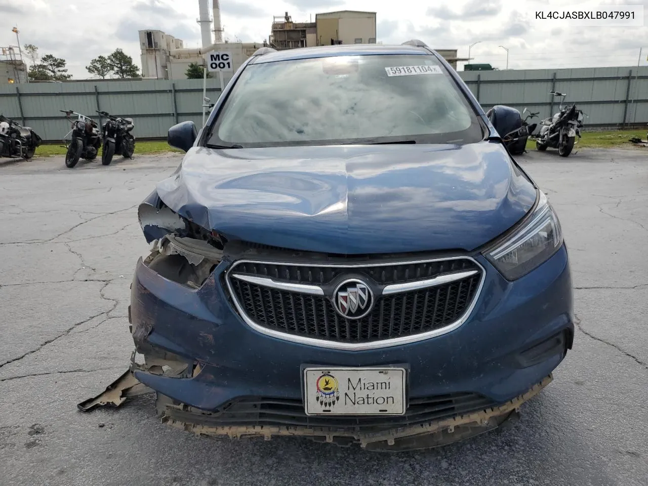 2020 Buick Encore Preferred VIN: KL4CJASBXLB047991 Lot: 59181104