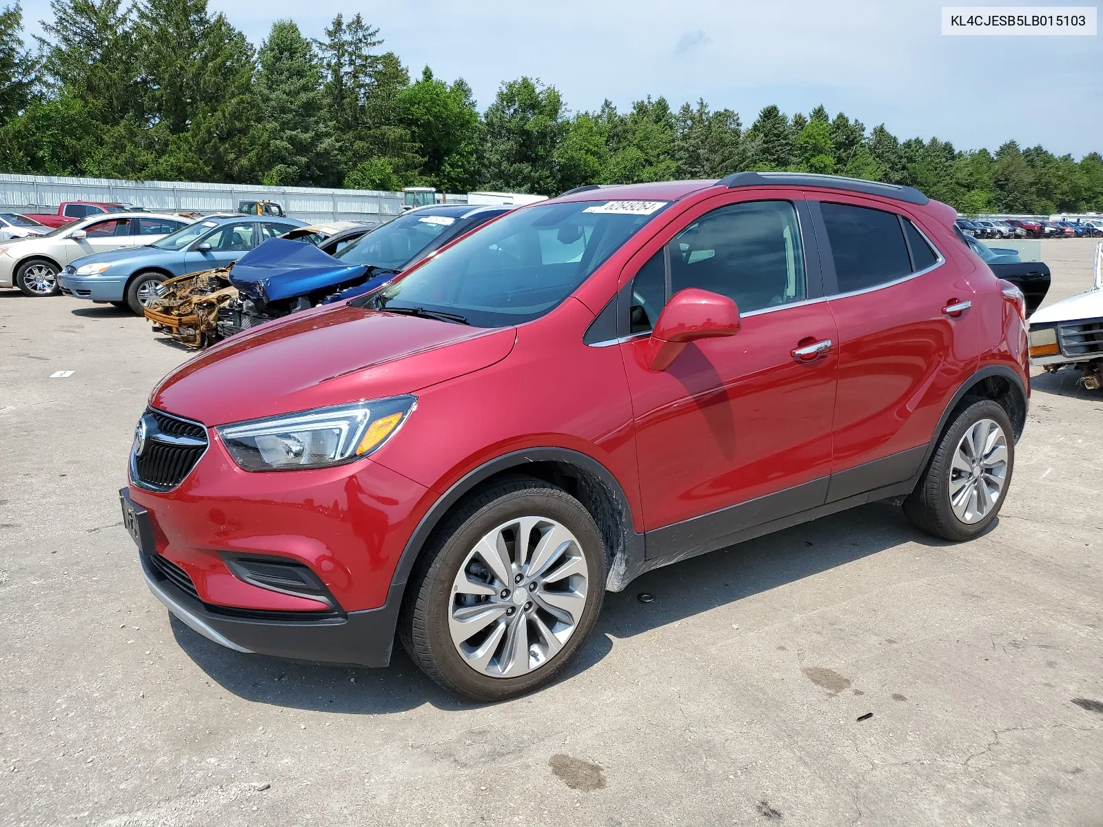 2020 Buick Encore Preferred VIN: KL4CJESB5LB015103 Lot: 62649264