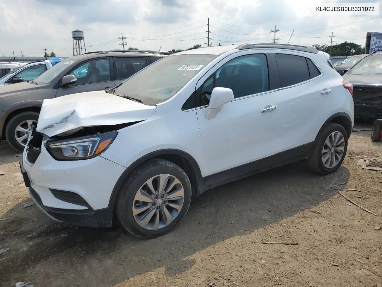 2020 Buick Encore Preferred VIN: KL4CJESB0LB331072 Lot: 62859024