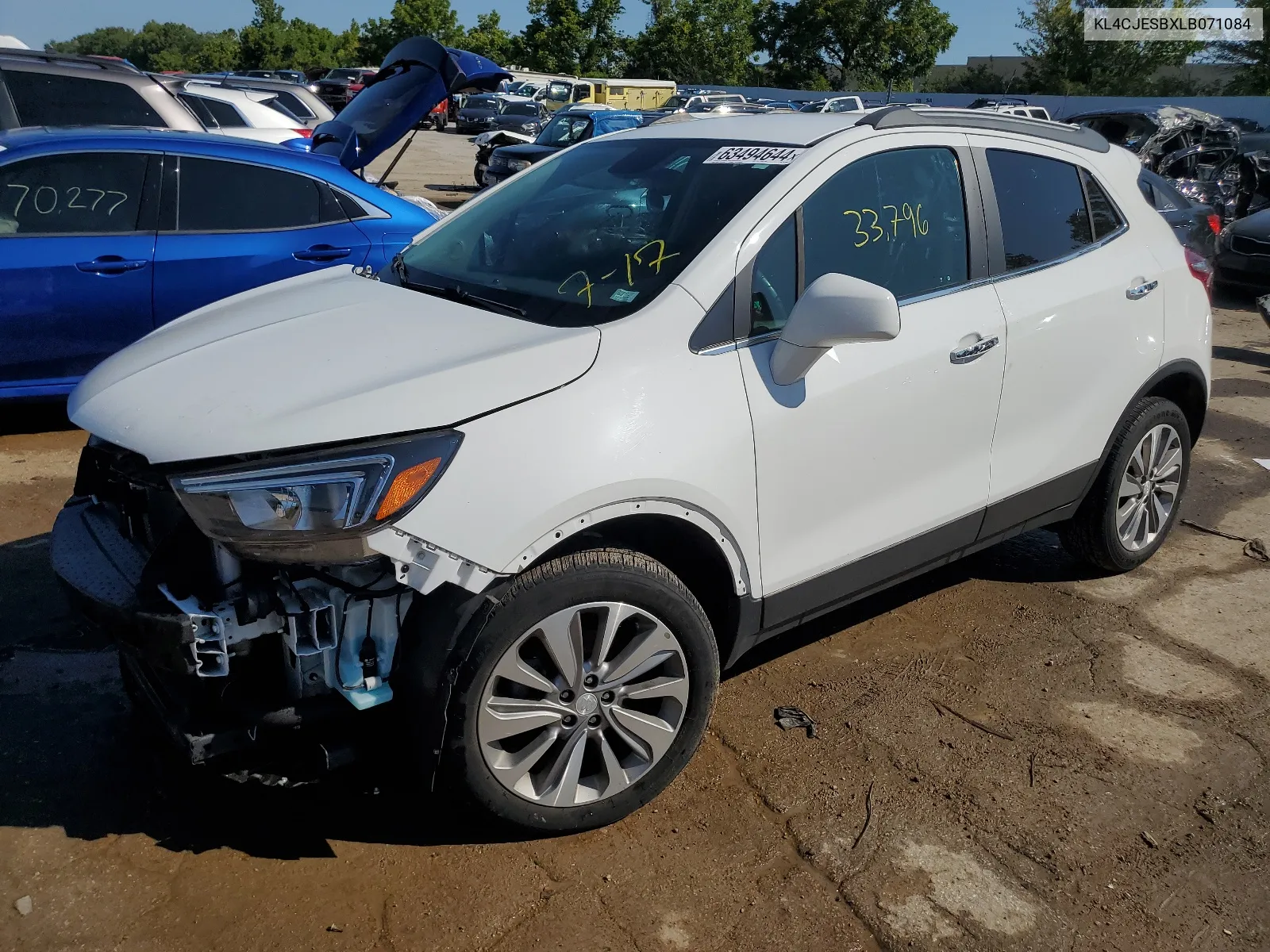 2020 Buick Encore Preferred VIN: KL4CJESBXLB071084 Lot: 63494644