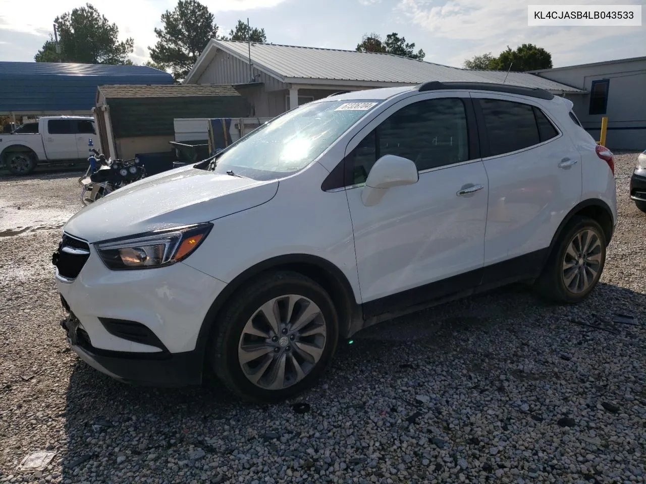 2020 Buick Encore Preferred VIN: KL4CJASB4LB043533 Lot: 67326704