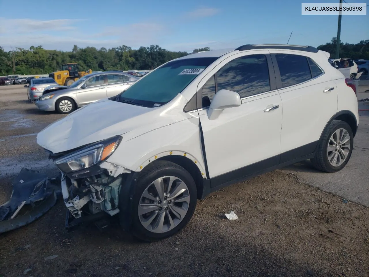 2020 Buick Encore Preferred VIN: KL4CJASB3LB350398 Lot: 68855804