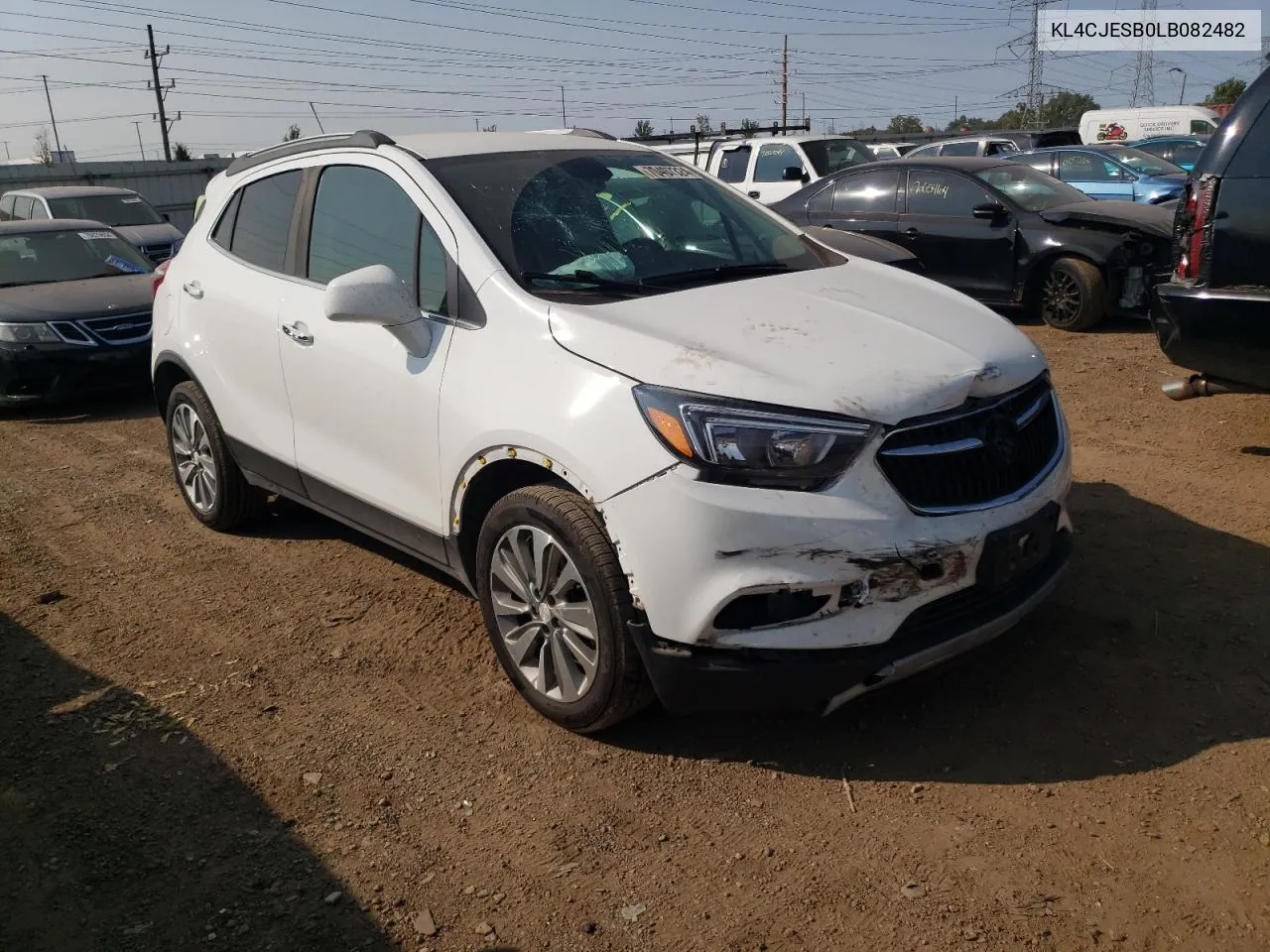 2020 Buick Encore Preferred VIN: KL4CJESB0LB082482 Lot: 70407324