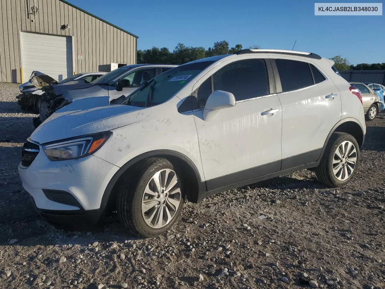 2020 Buick Encore Preferred VIN: KL4CJASB2LB348030 Lot: 72008414