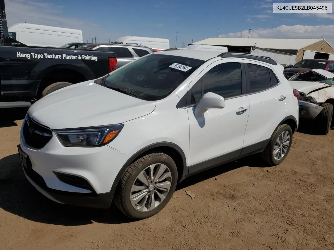 2020 Buick Encore Preferred VIN: KL4CJESB2LB045496 Lot: 73385854