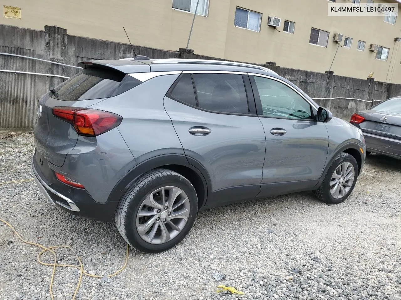 2020 Buick Encore Gx Essence VIN: KL4MMFSL1LB104497 Lot: 74444474